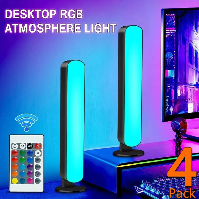 Music Sync LED Light Bars RGB - Sfeerverlichting met Afstandsbediening voor Gaming en TV