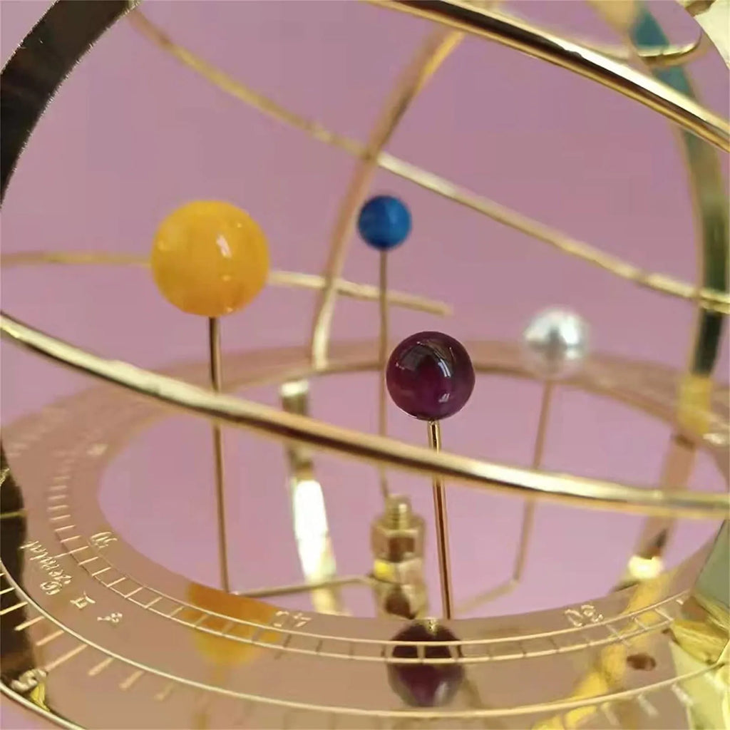 Kinetische Orbitale Perpetual Motion Slinger Model 3 - Roterende Astronomie Decoratie Bureau Speelgoed Kantoor Thuis