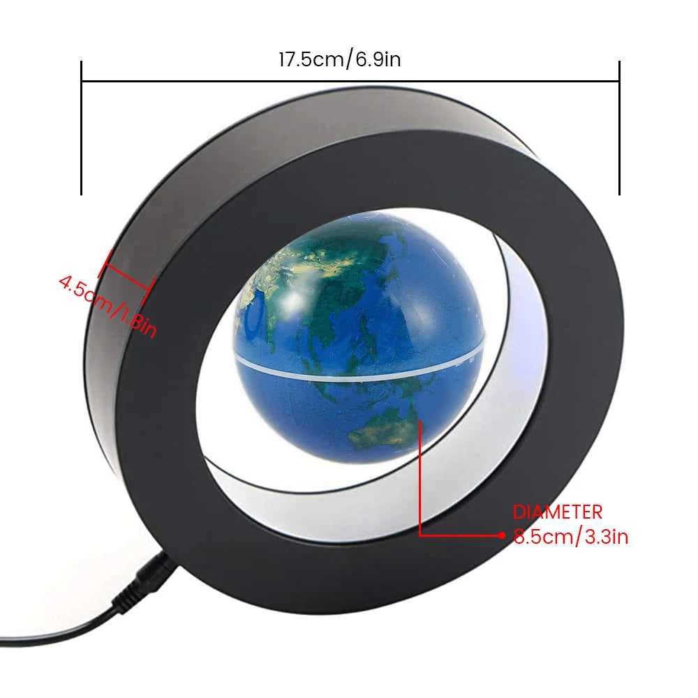 Zwevende Globe - Magnetische Levitatie Wereldkaart LED Lamp voor Bureau Decoratie