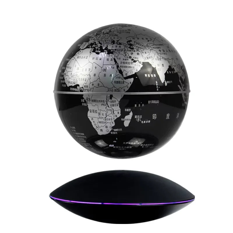 3D Painting Magnetic Levitating 14CM Moon Lamp Levit Floating Moon Light LED Smart Desk Lamp Office Home Decor Creative Gift