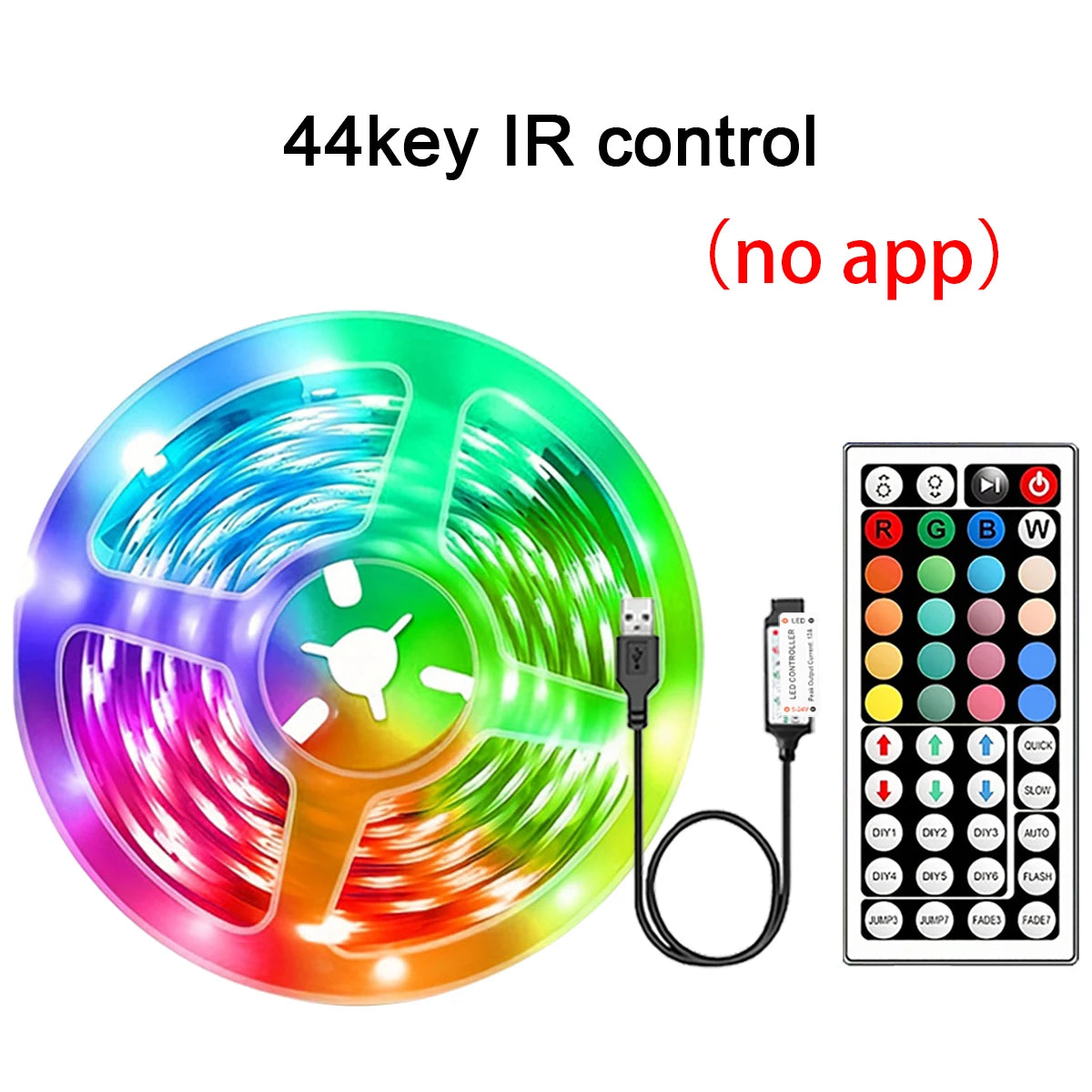 RGB LED Strip Verlichting 5m 10m 20m 30m - App Bediening Flexibele LED Tape voor Kamer Slaapkamer Decoratie