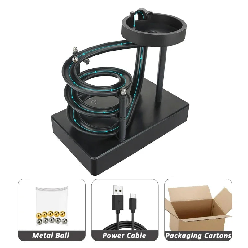 Kinetische Orbitale Perpetual Motion Slinger Model 12 - Roterende Astronomie Decoratie Bureau Speelgoed Kantoor Thuis