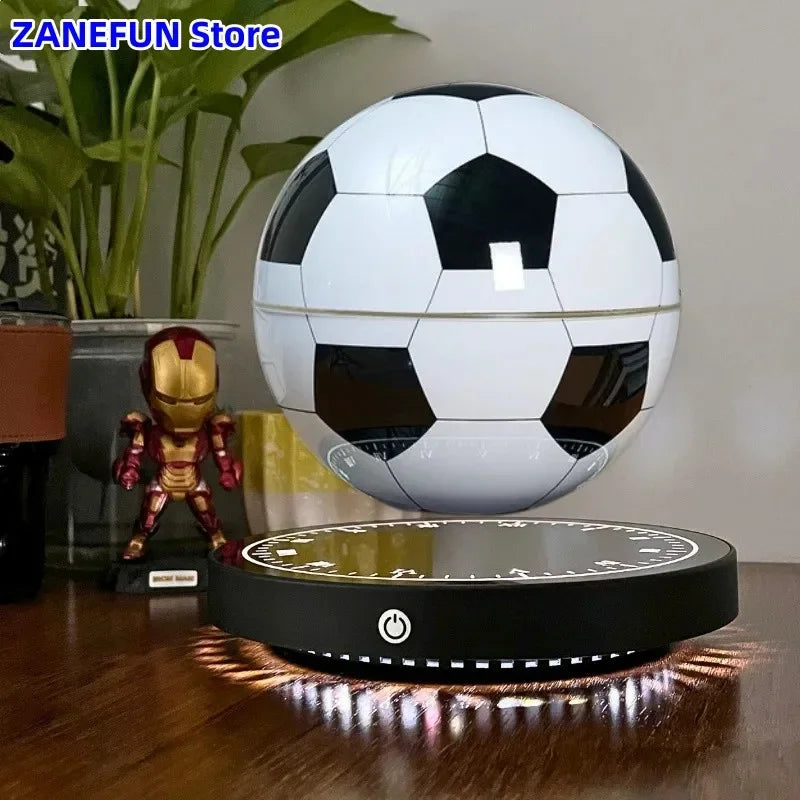 3D Painting Magnetic Levitating 14CM Moon Lamp Levit Floating Moon Light LED Smart Desk Lamp Office Home Decor Creative Gift