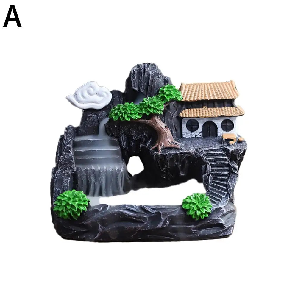 Wierook Brander Bergen Rivier Waterval - Backflow Aroma Rook Zen Houder Decoratie voor Thuis
