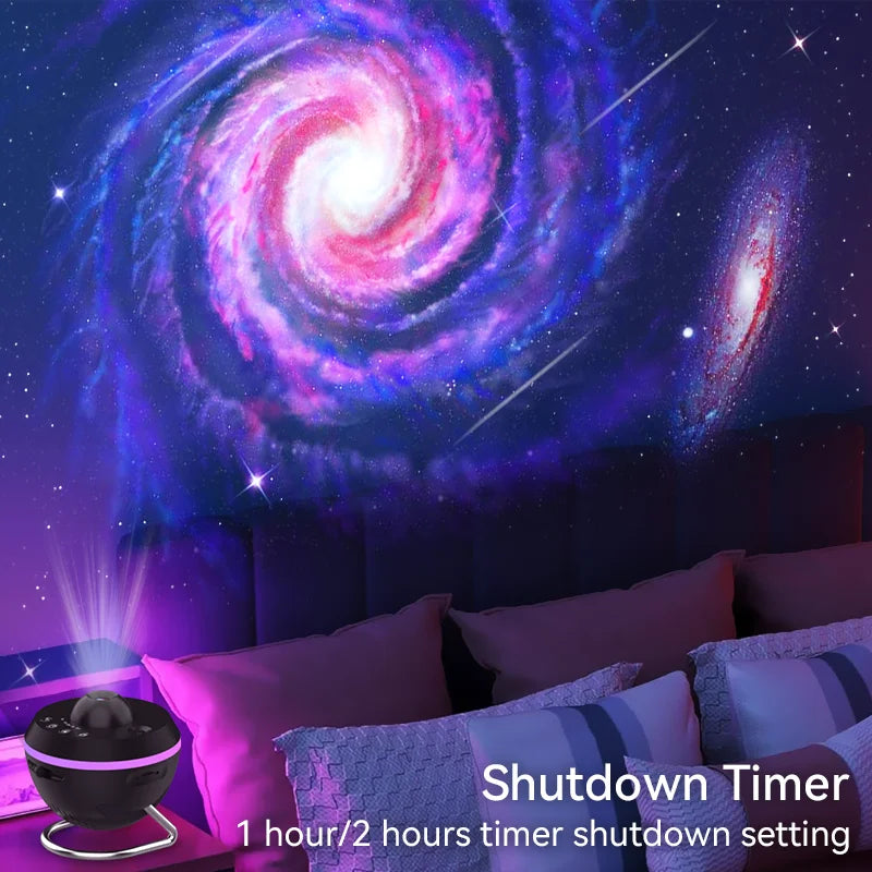 Galaxy Projector 12-in-1 met Meteor en 13 Ruimte Films - Planetarium Nachtlampje