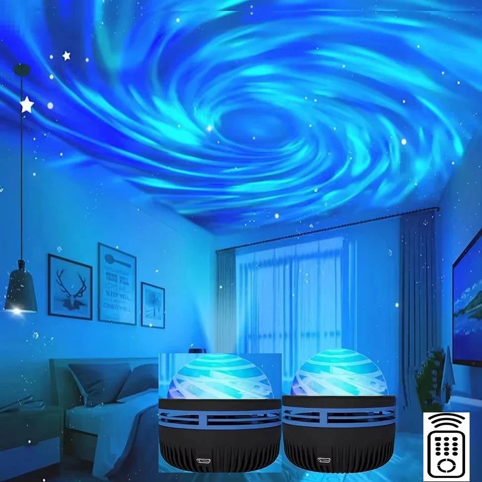 LED Galaxy Projector - Kleurrijke Sterrenhemel Nachtlampje voor Slaapkamer en Kinderkamer