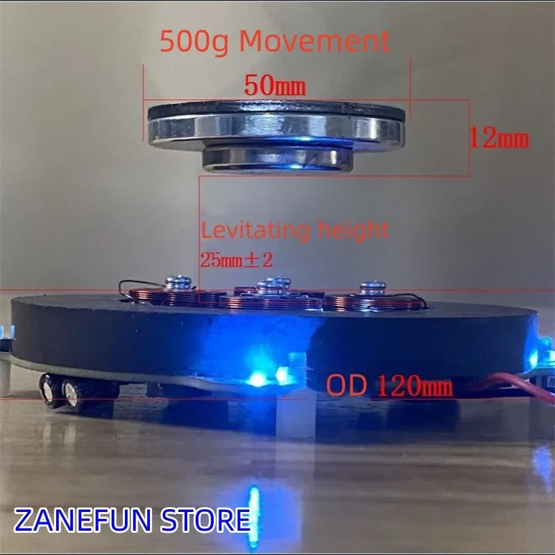 Levitating Display Stand Magnetic Floating Display with Stand for Toys Figures Miniatures Automatic Rotating Creative Gifts
